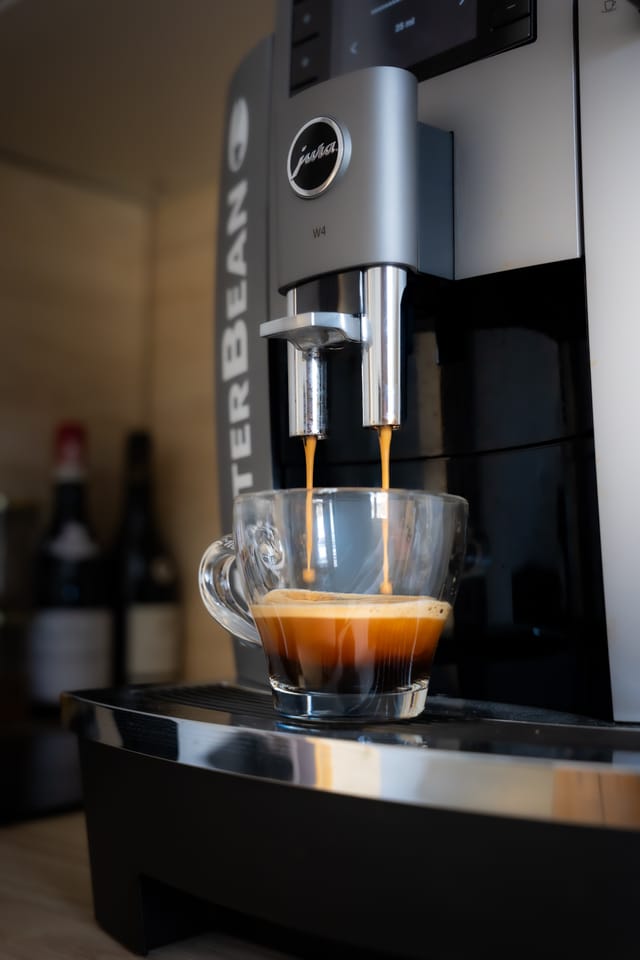 Machine à café de la cuisine équipée